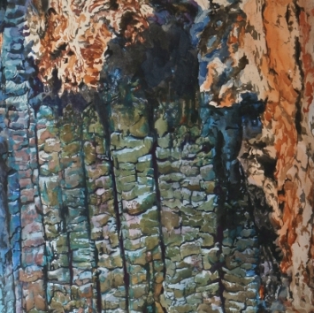 A portion of the Suze Woolf painting 